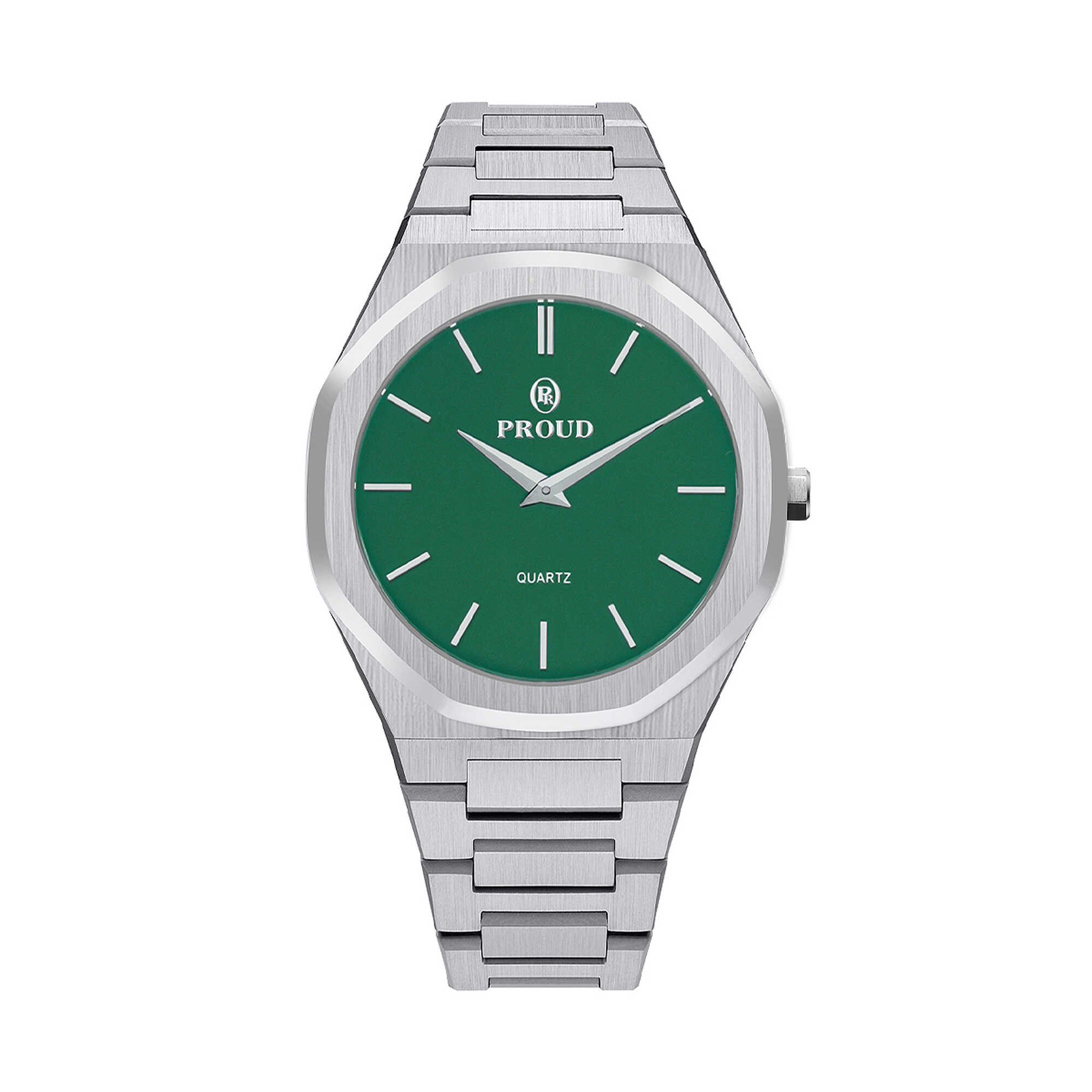 ساعة براود أستيل Y21(SM-21024-B)S-Green +علبة