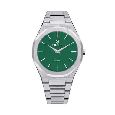 Proud Steel Watch Y21 (SM-21024-B) S-Green + Box