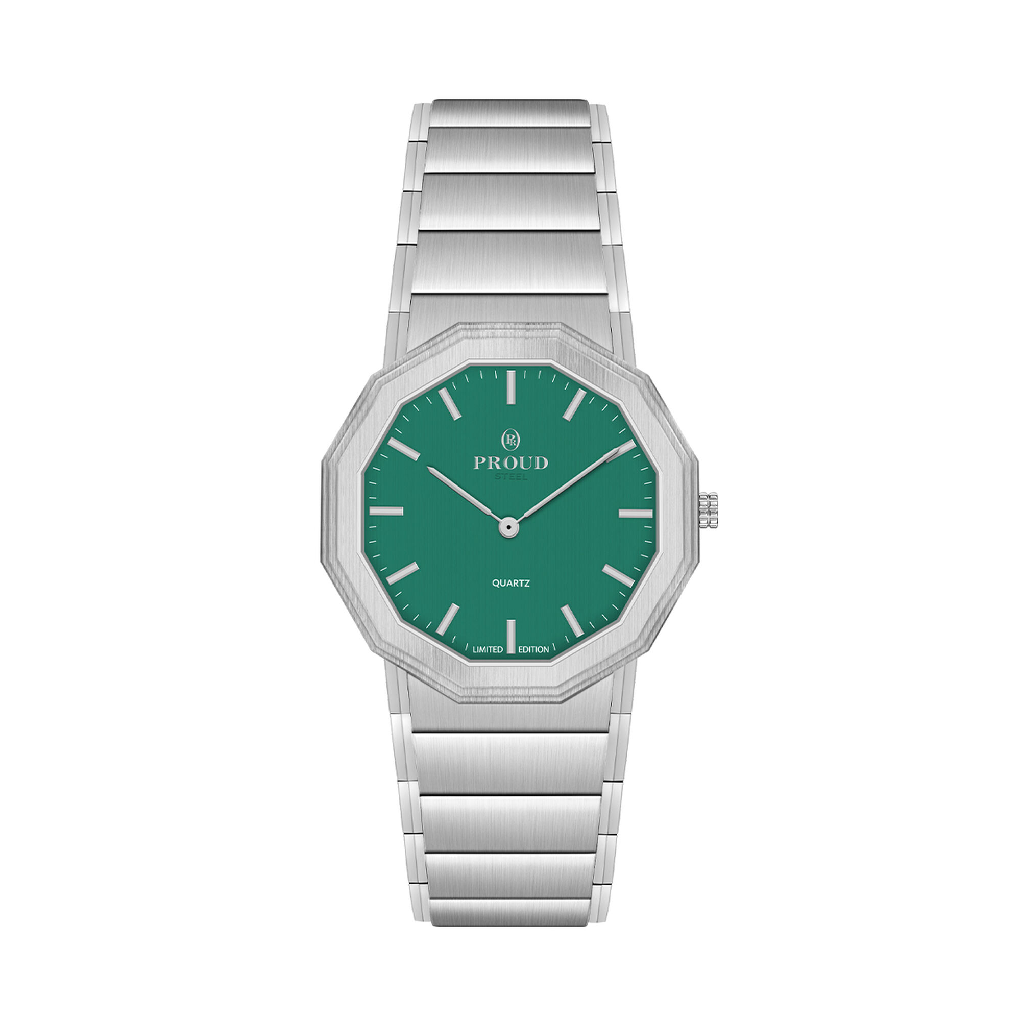 Proud Steel Watch Y24TS(23PR005S)-B-SGreen+Box