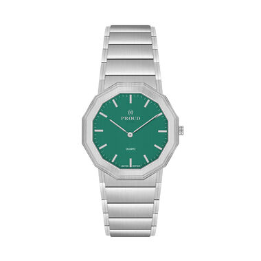 Y24TS(23PR005S)-B-SGreen ساعة براود أستيل
