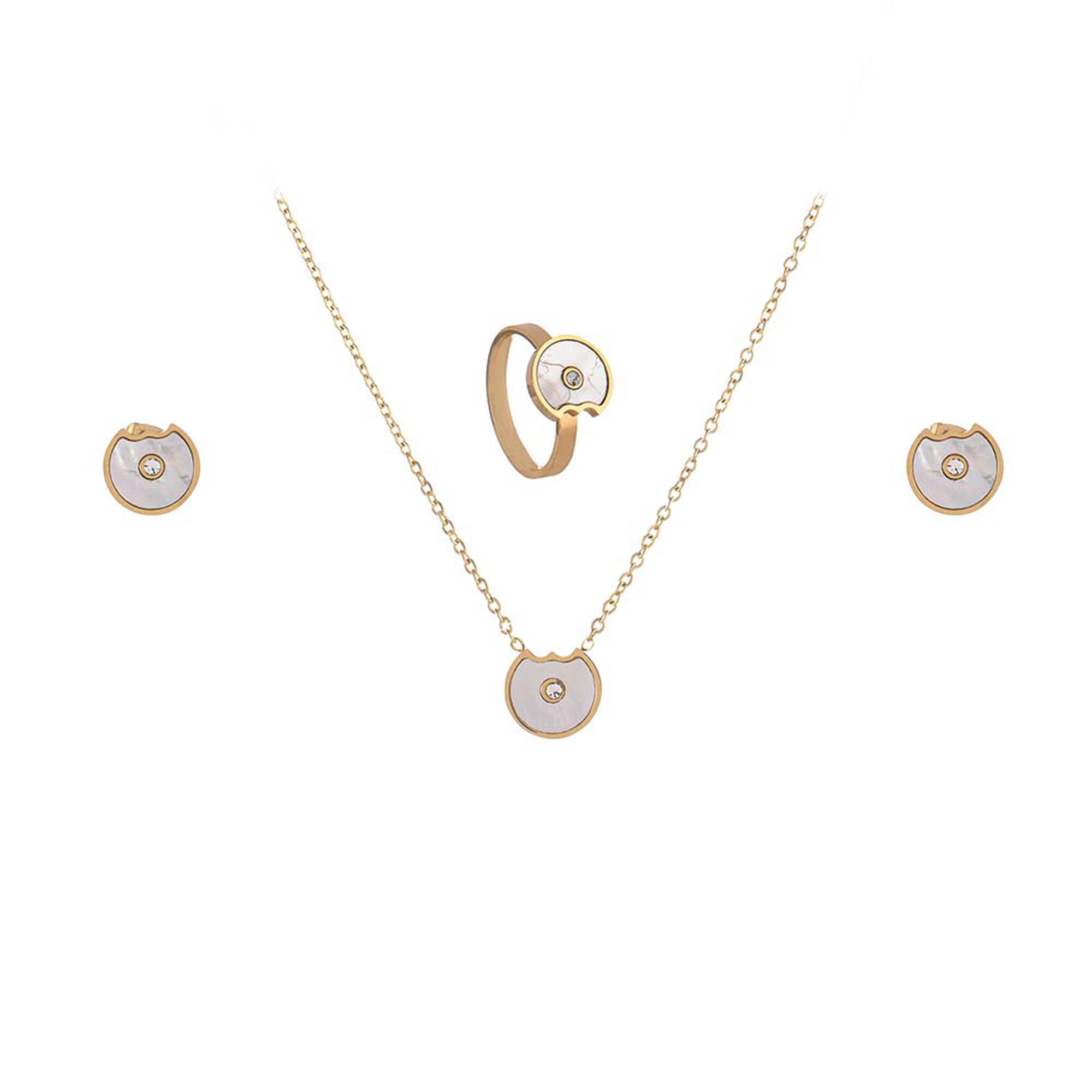 Papillon Accessories Gift Set Gold 3 Pieces