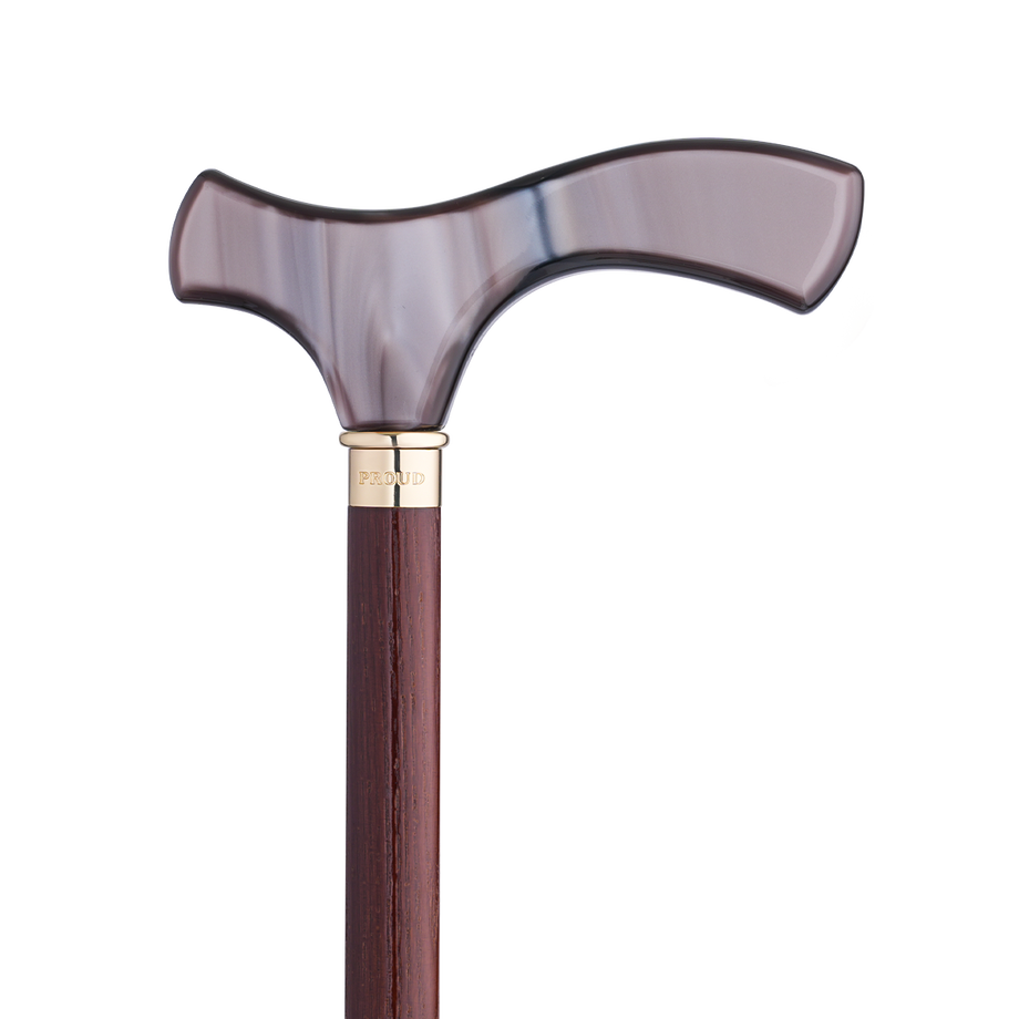 Proud Premium Wood Cane with Acrylic Handle Y24-WKS003