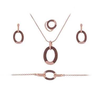 Papillon Accessories Gift Set Rose Gold 4 Pieces