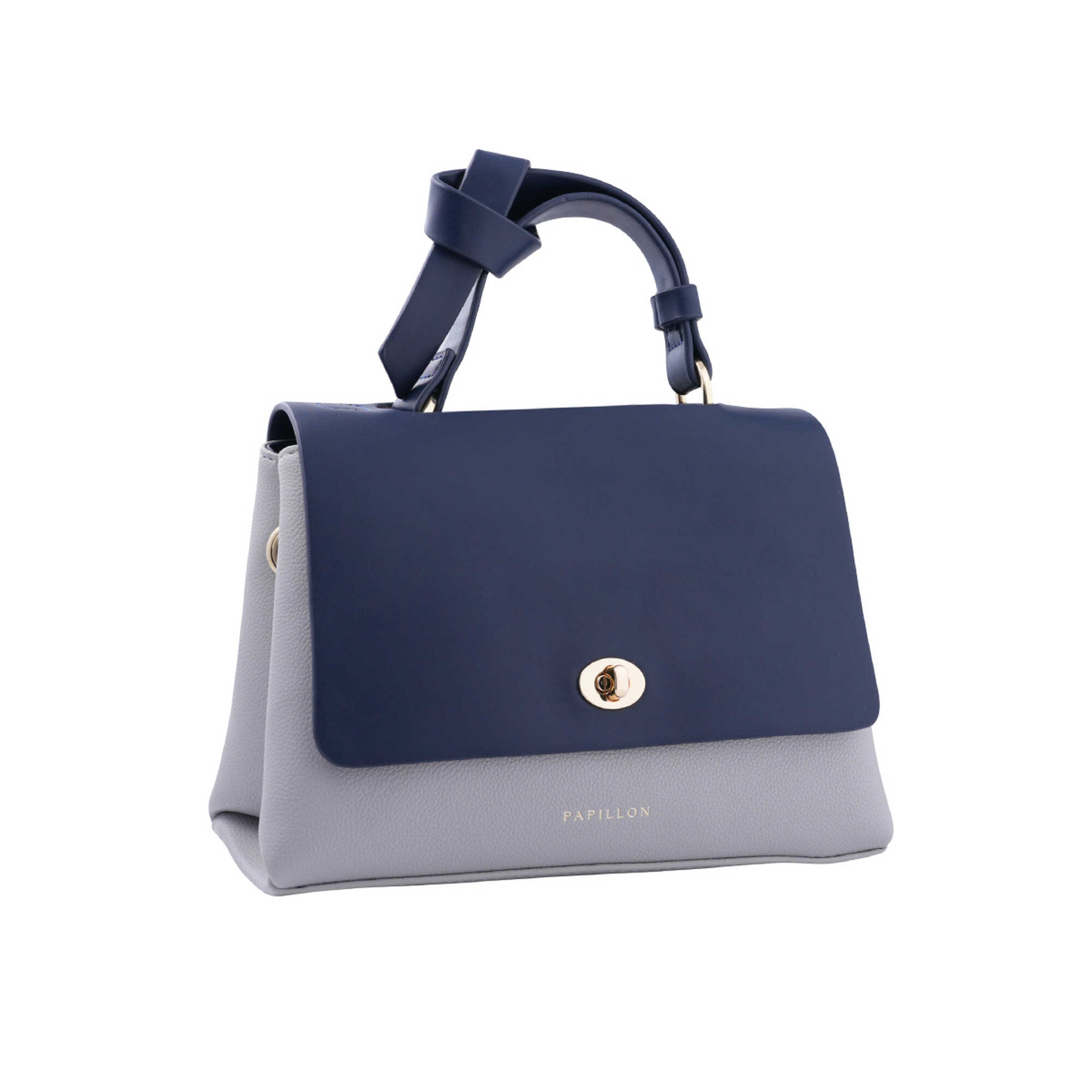 Navy Blue Papillon Handbag &ndash; NOR-83608A