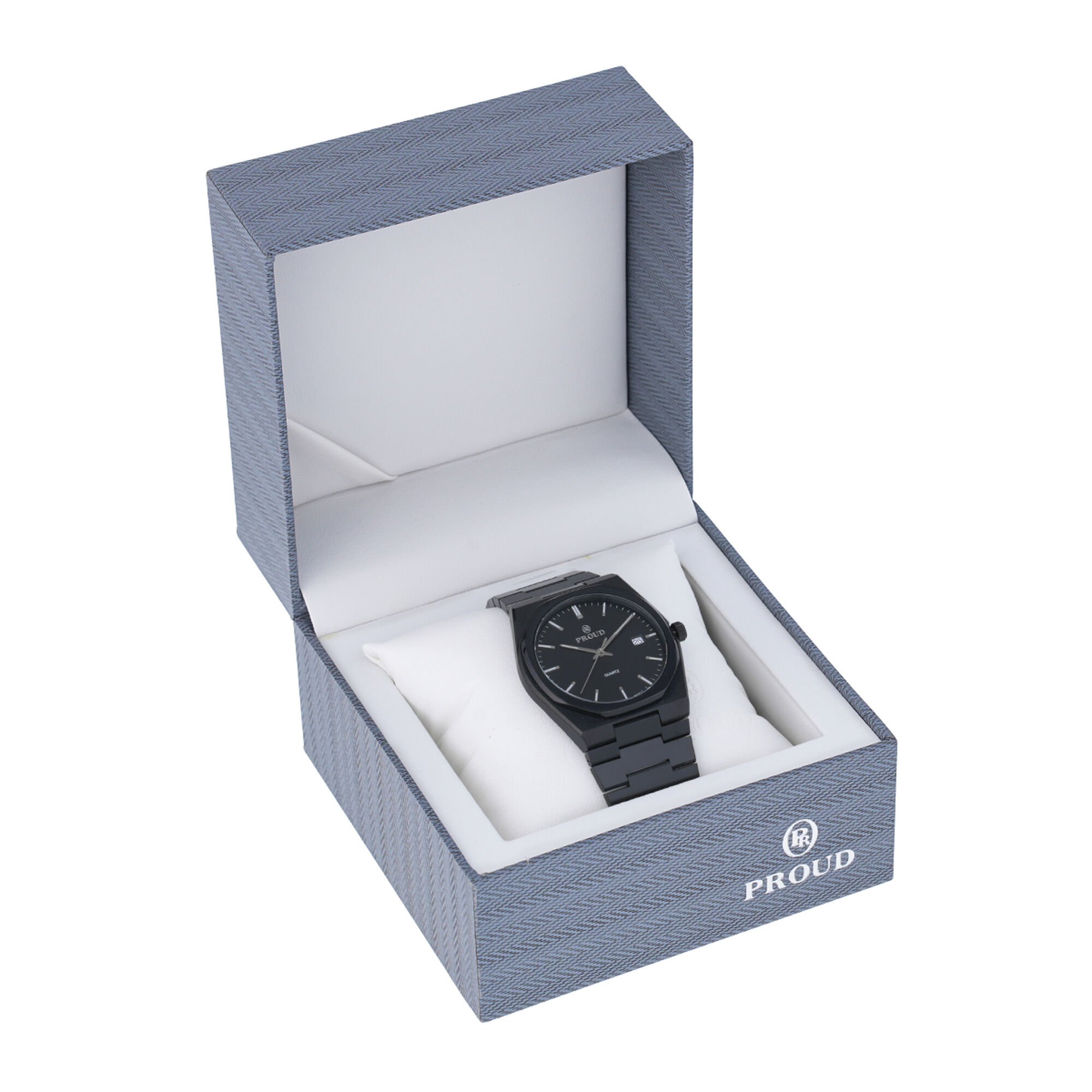 Proud Steel Watch Y22 UH2-BL (21PR065)-H+Box
