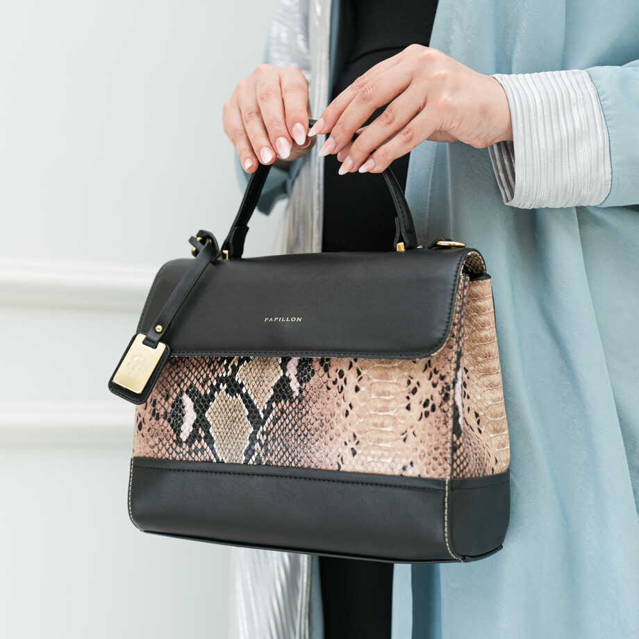 Papillon Handbag Black- Women&rsquo;s bags - NOR-81361
