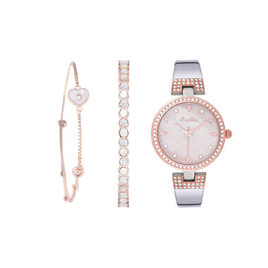 HK6 (1861L-B) RGW طقم اسورة مع ساعة بابيون