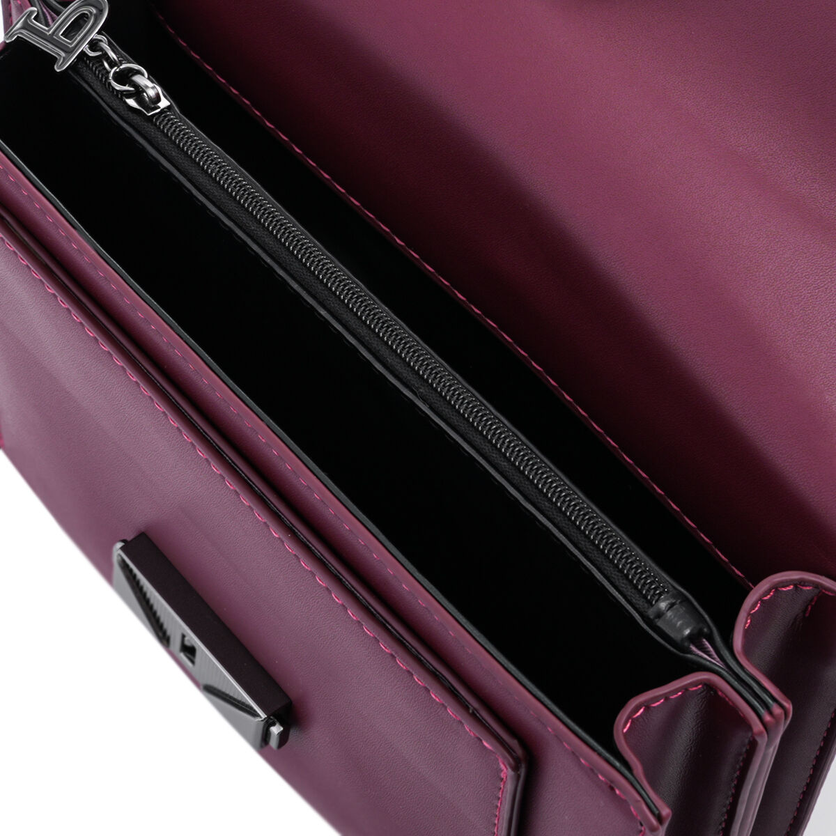 ミュージシャン 373 ENAMEL LIVE BAG (BURGUNDY) Papillion Shoulder Bag NOR-20191038 Burgundy