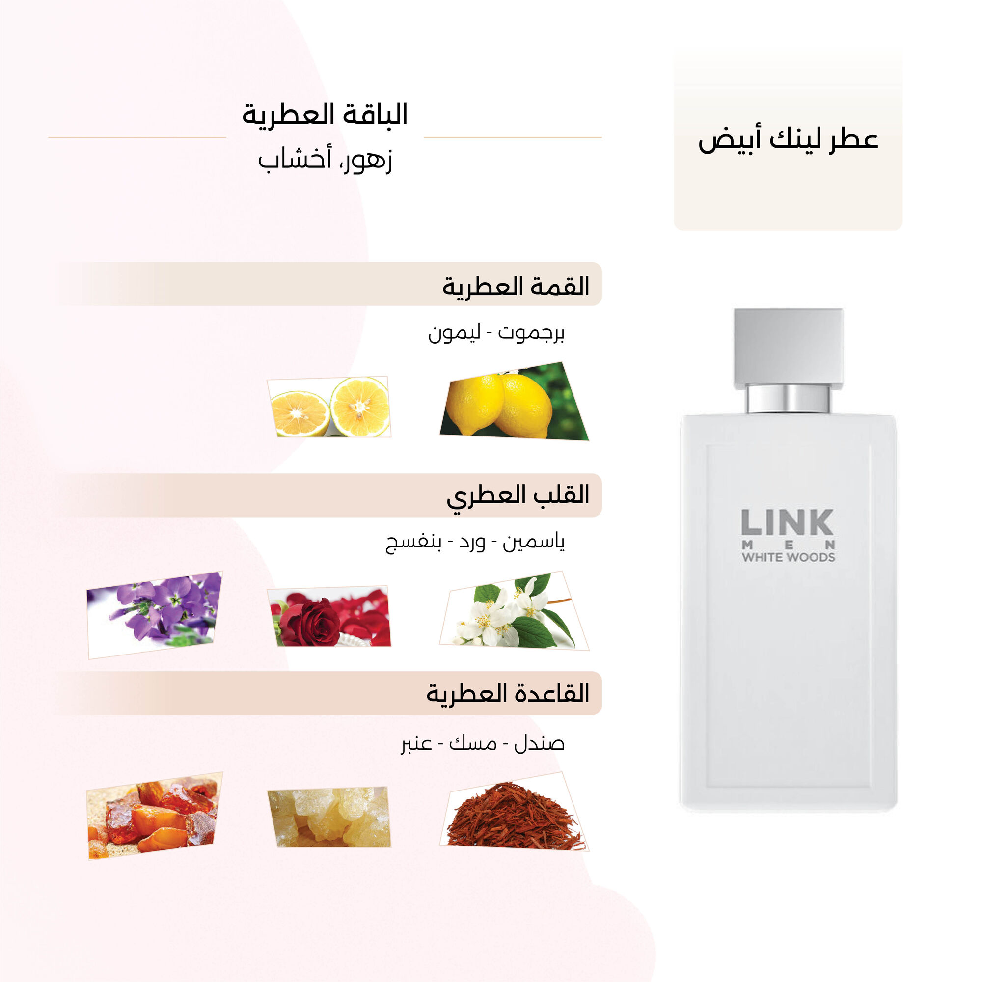 Link White Woods Perfume by Link 300ml
