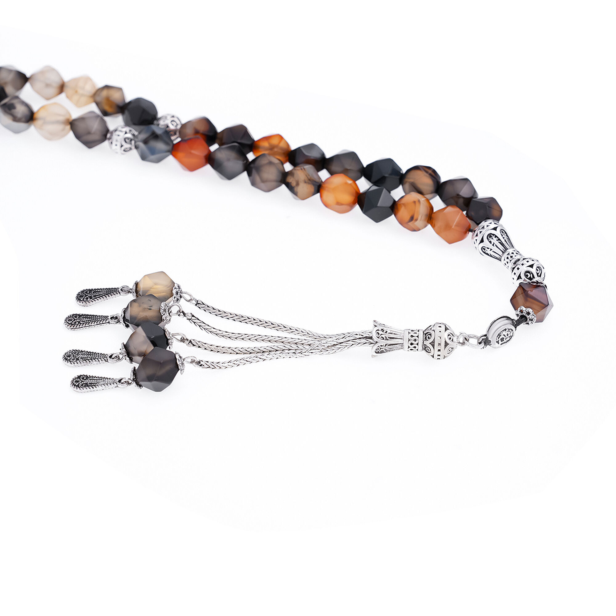 Proud Agate Rosary PB1808088-Y19 with box