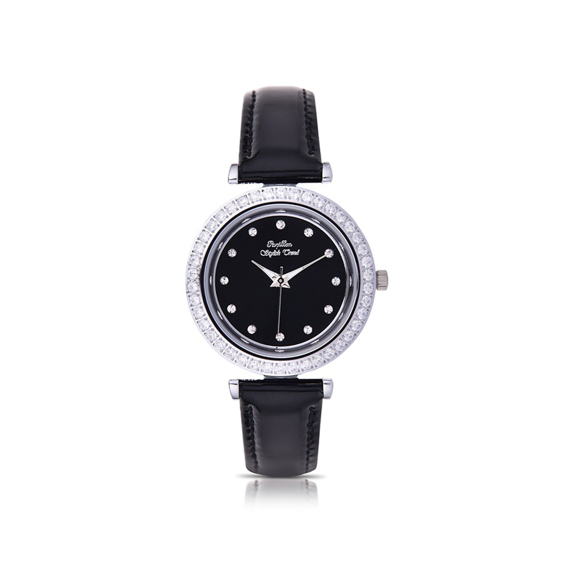 Leather PAPILLON Watch Silver