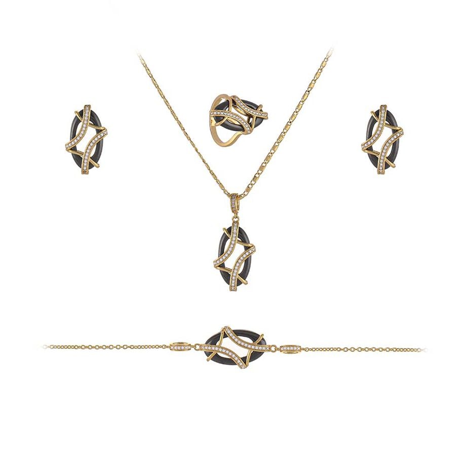 Papillon Accessories Gift Set Gold 4 Pieces Papillon Accessories Gift Set Gold 4 Pieces