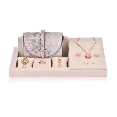 Papillon Accessories Gift Set Rose Gold 6 Pieces