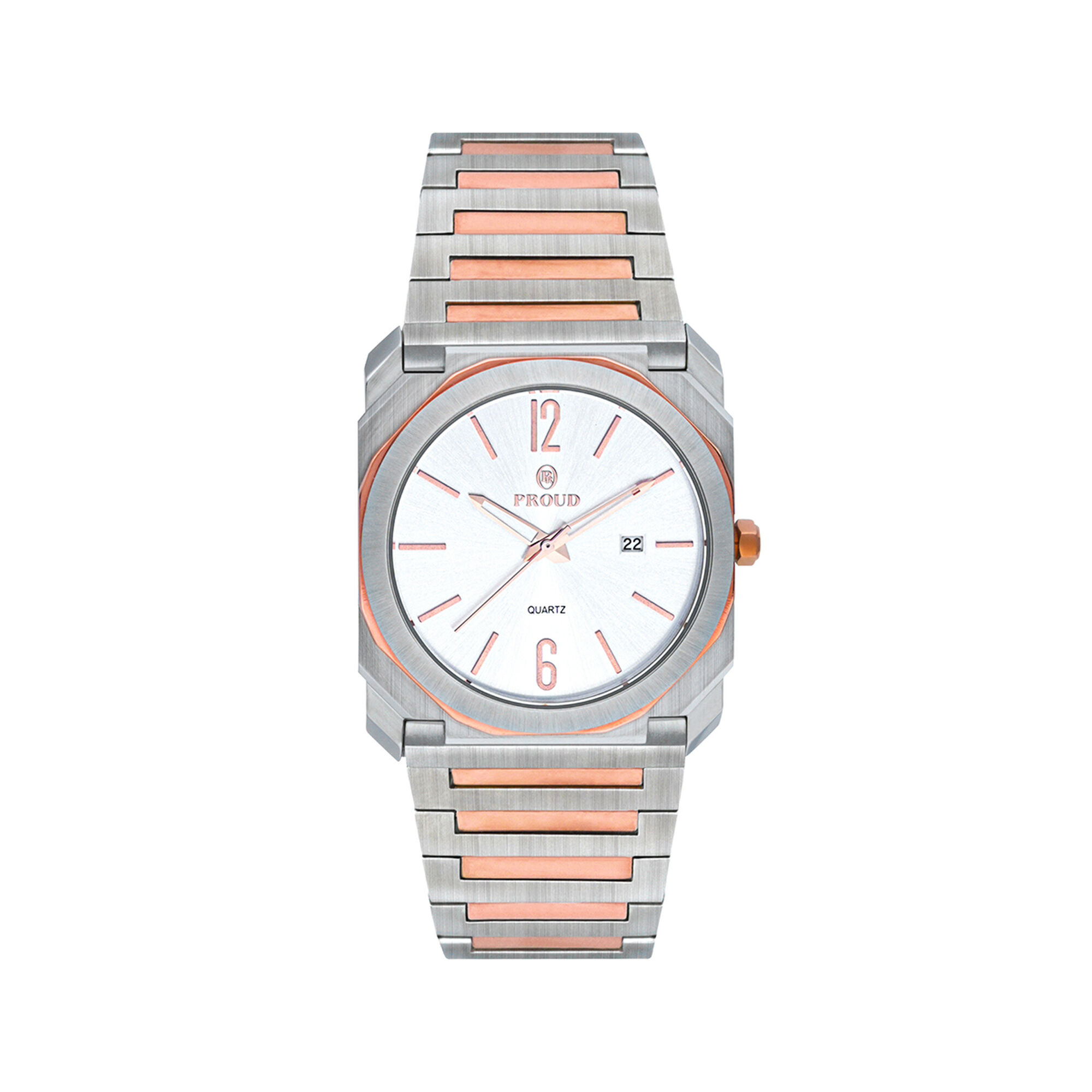 Proud Steel Watch Y23 (SM-21083-B)-SRG+Box