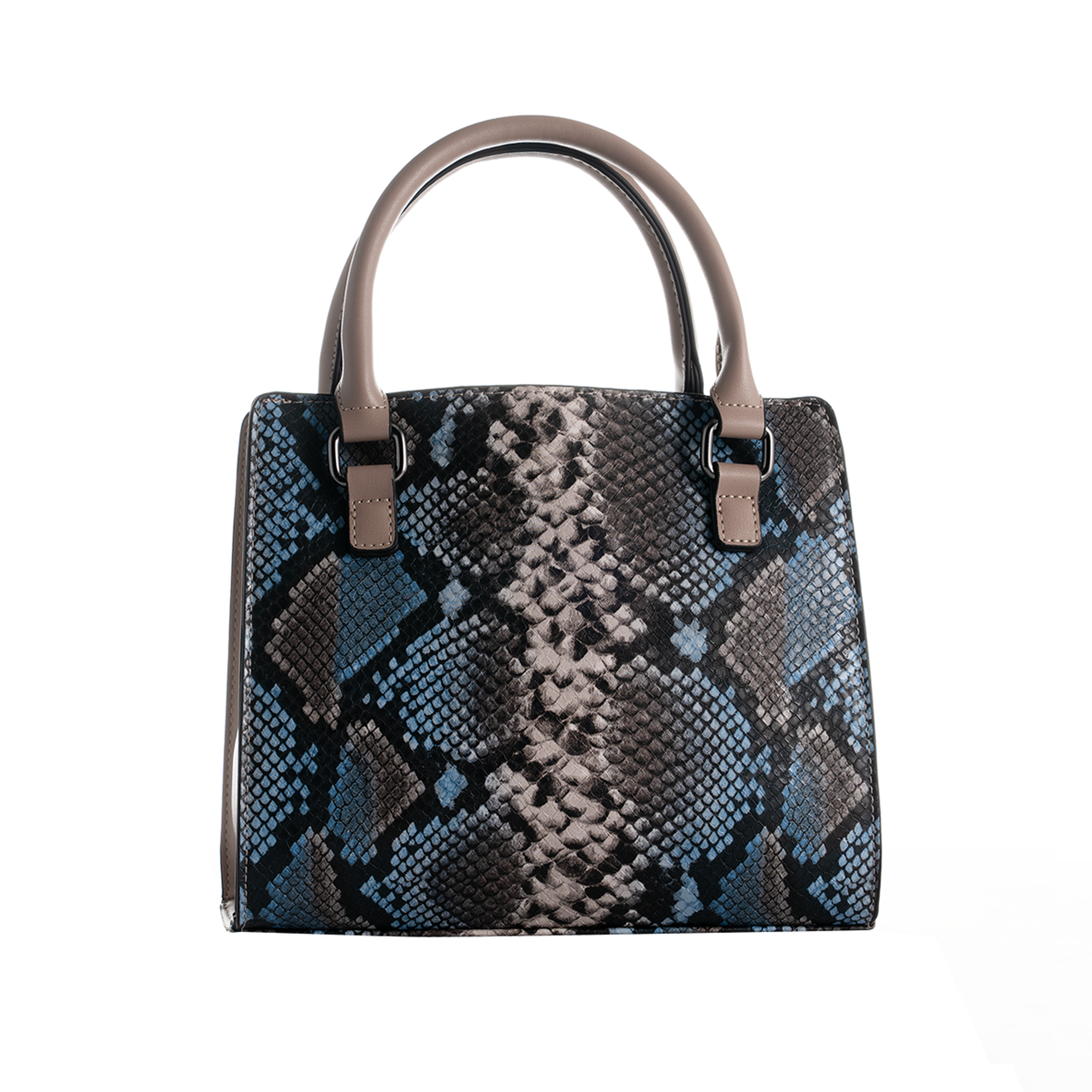 Papillion Camel Snake Pattern Women's Handbag