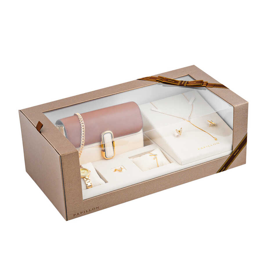 Papillon brand set of 6 pieces with a watch