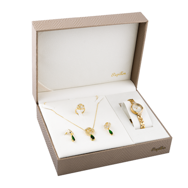 Triple Papillon + watch set (Y2310G)