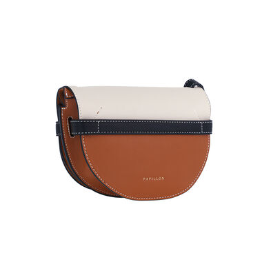Camel and black Papillon bag JS2304-A-S