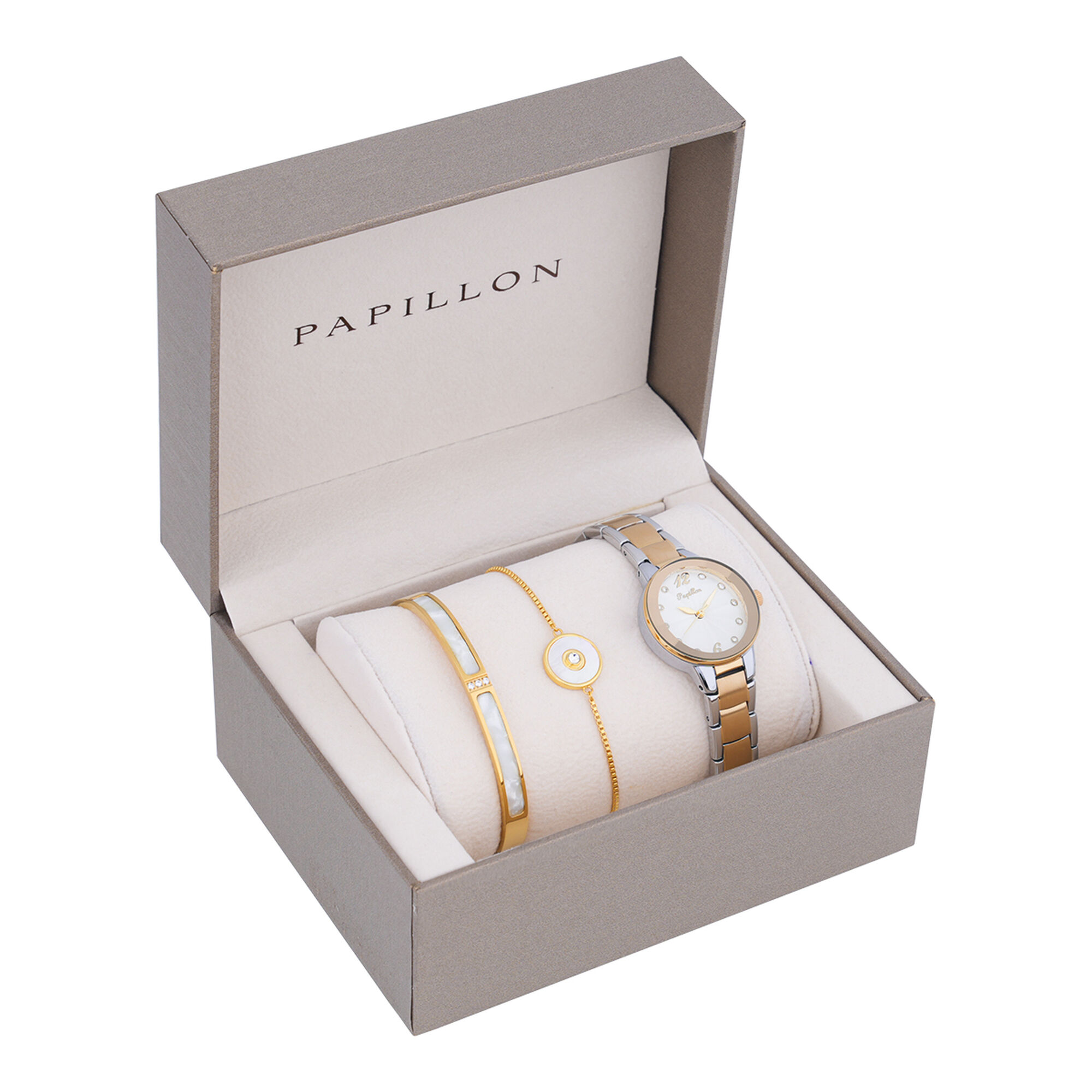 Bracelet Set with Papillon Watch BG2 (S18376S-01-B) SG