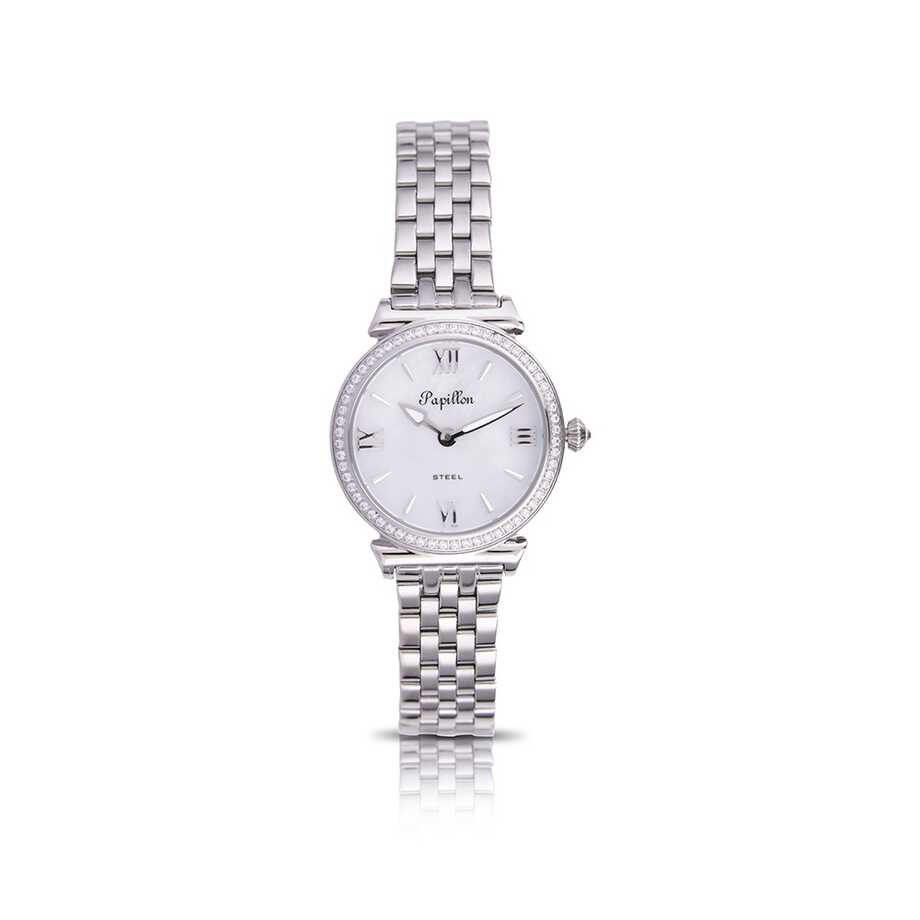 Steel PAPILLON Watch Silver