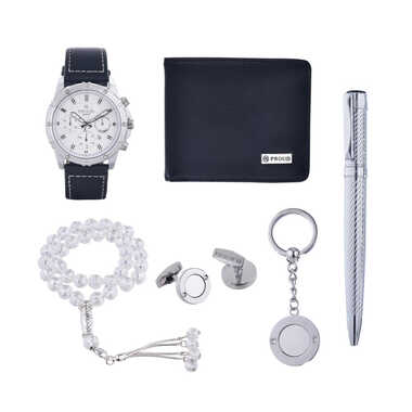 طقم براود اكسسوار فضي 6 قطع