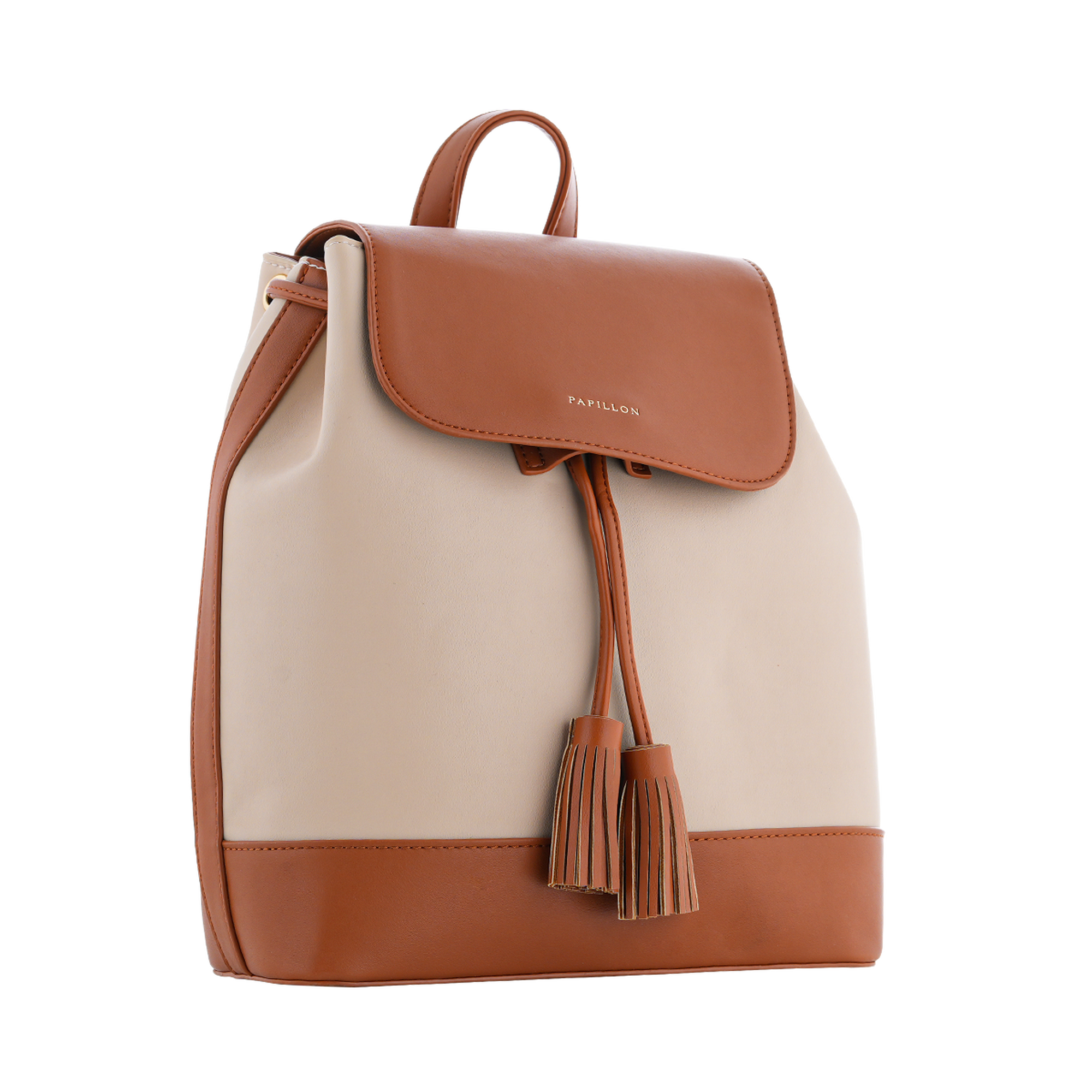 Camel and Beige PAPILLONBackpack JS2209-2-M
