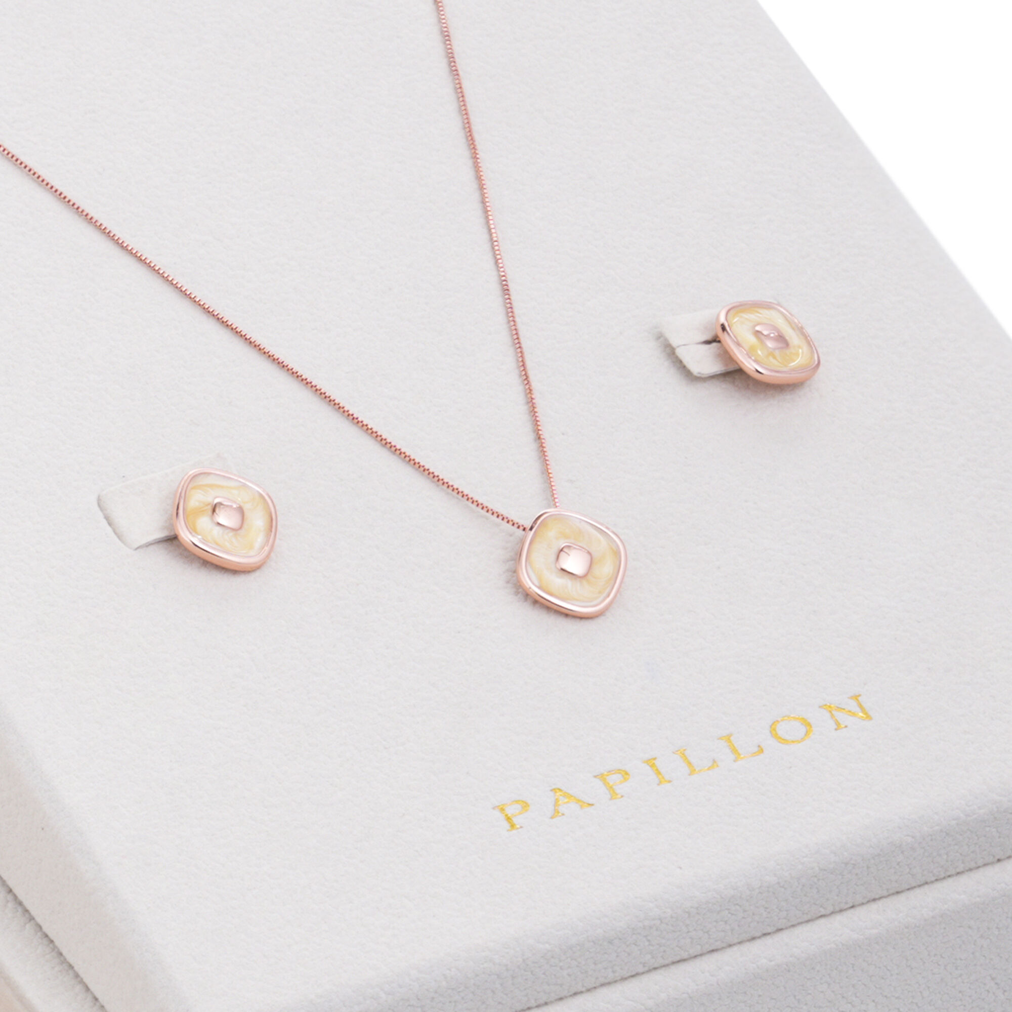 Papillon Accessories Gift Set Rose Gold 6 Pieces