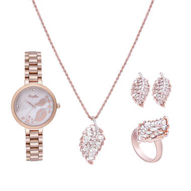 Papillon Accessories Gift Set Rose Gold 4 Pieces
