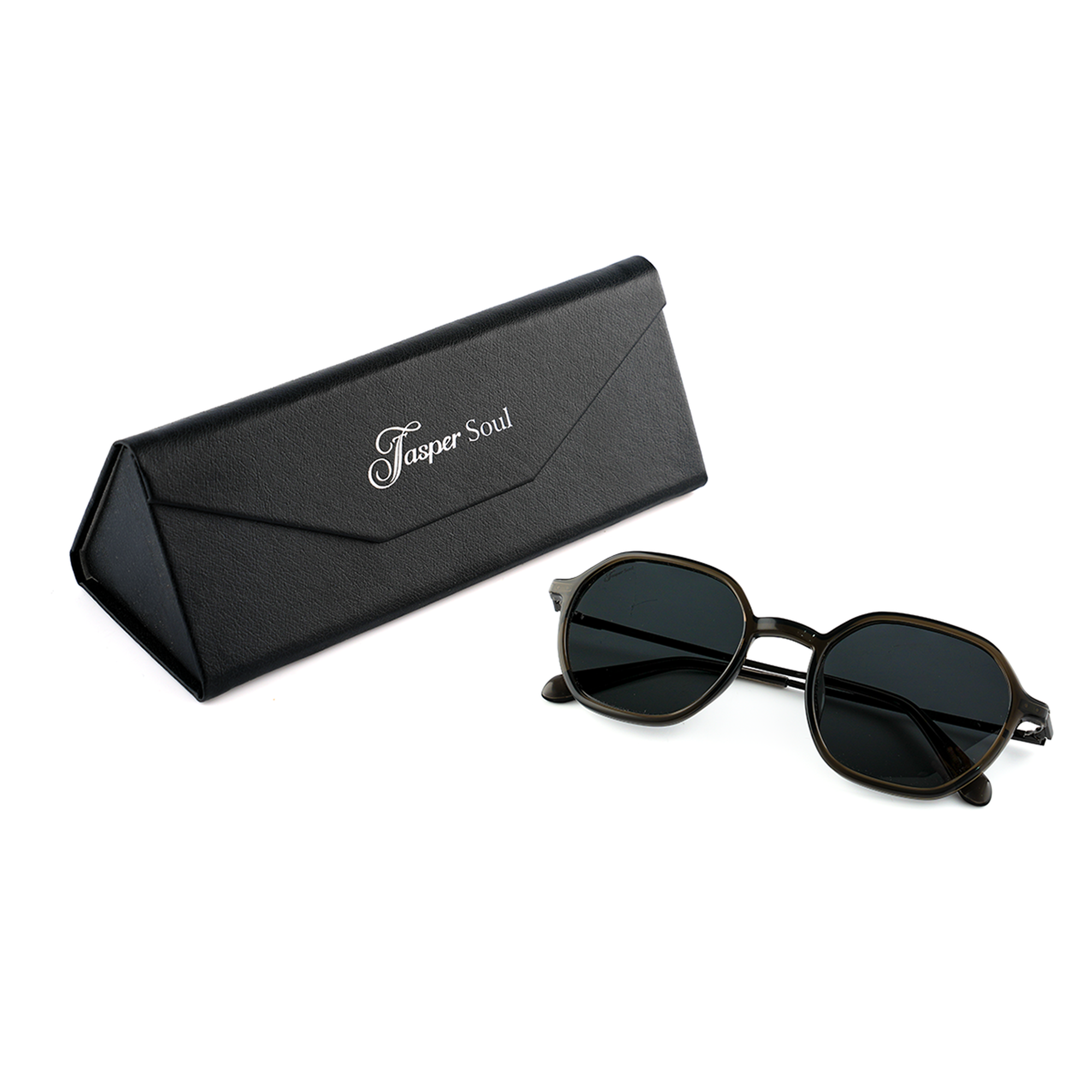 Jasper Soul F2013 C1 Men's Geometric Polarized Sunglasses