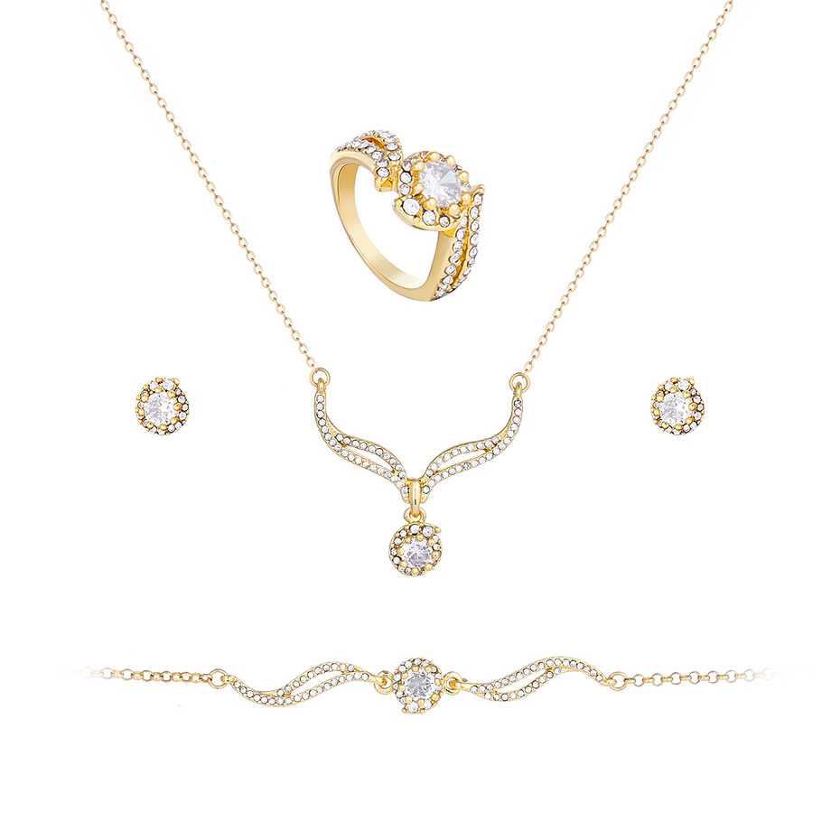 Papillon Accessories Gift Set Gold 4 Pieces