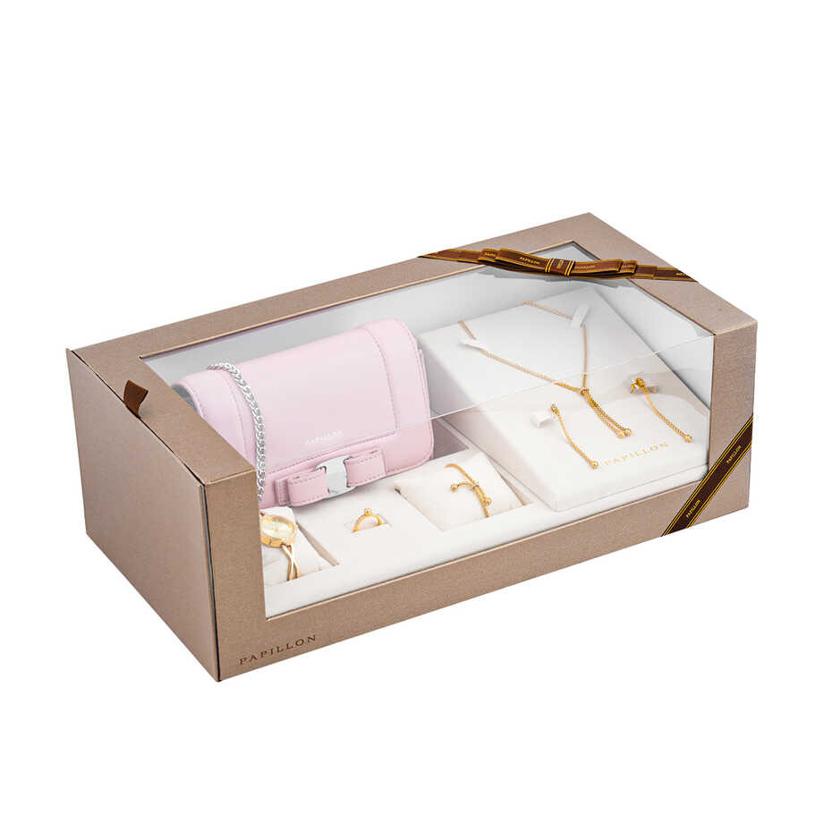Papillon brand set of 6 pieces with a watch