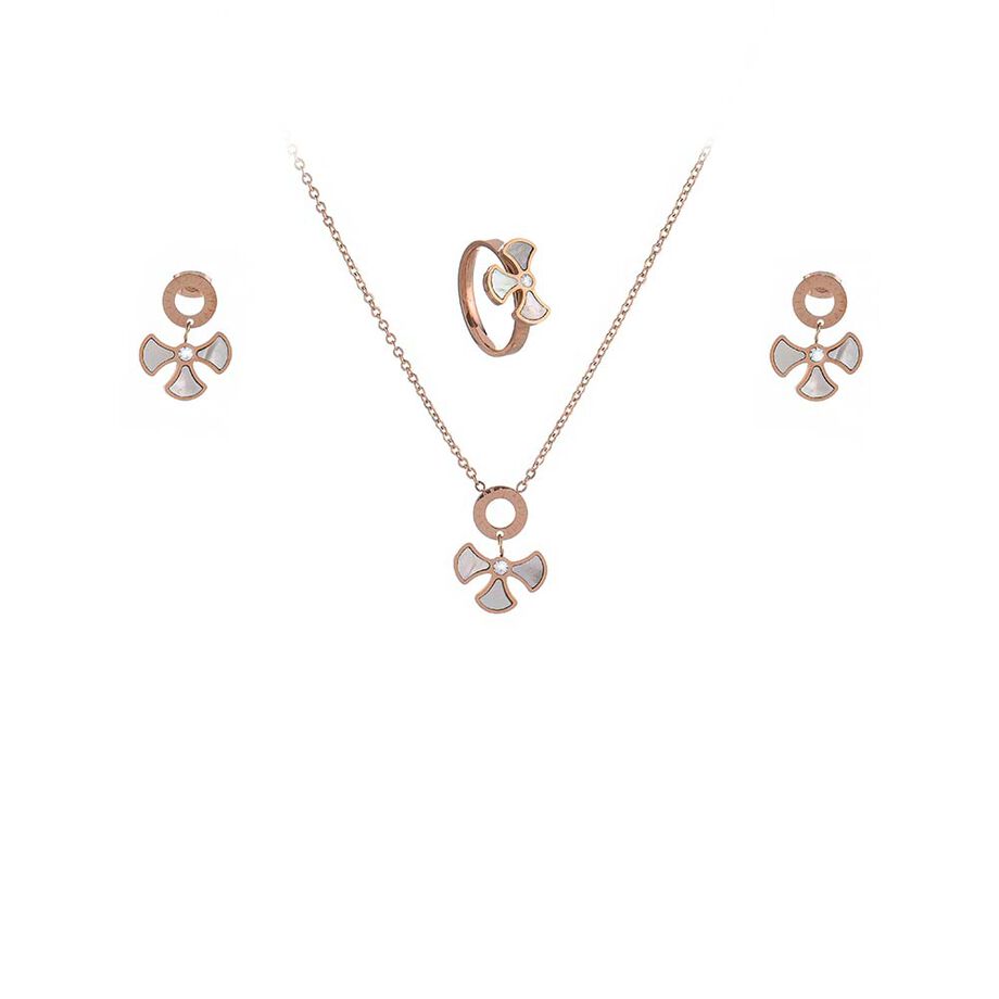 Papillon Accessories Gift Set Rose Gold 3 Pieces