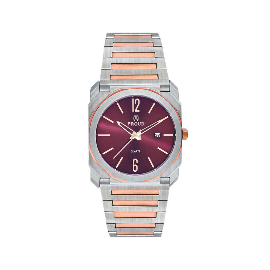 Proud Steel Watch Y23 (SM-21083-D)-SRG+Box