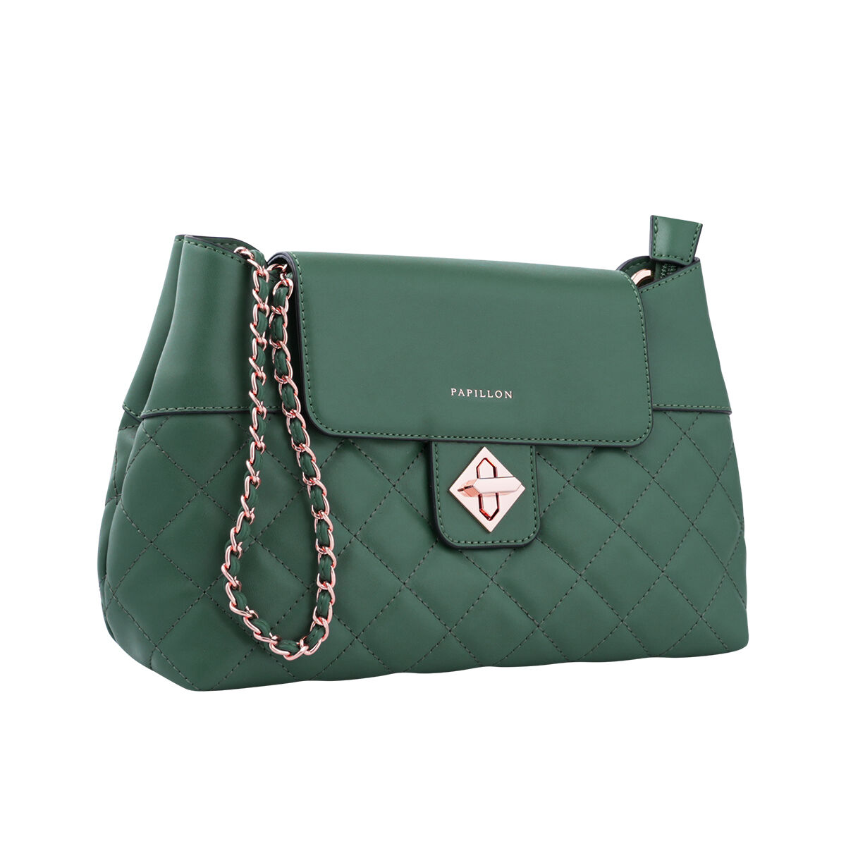 アジアの〜papillon〜 Papillon Green Handbag – NOR-90362B_M