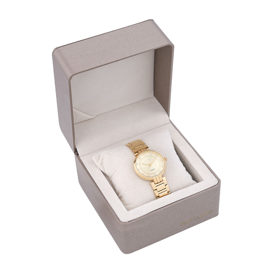 Steel PAPILLON Watch Gold