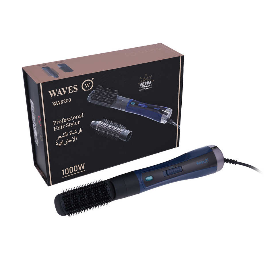 WA8200-C Professional Waves Hair Brush with Ions