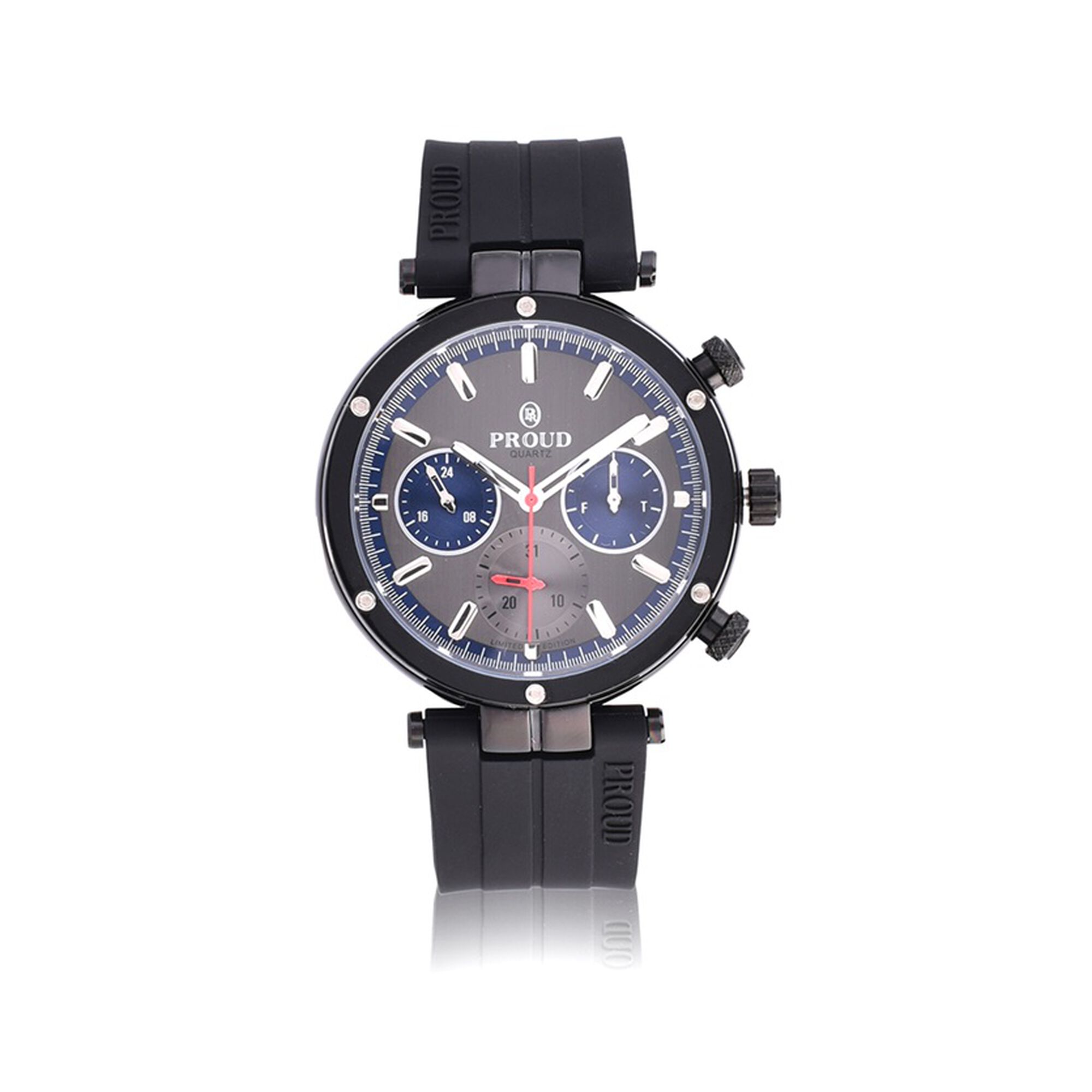 ساعة براود ربر أسود رجالي - STF-19PR015