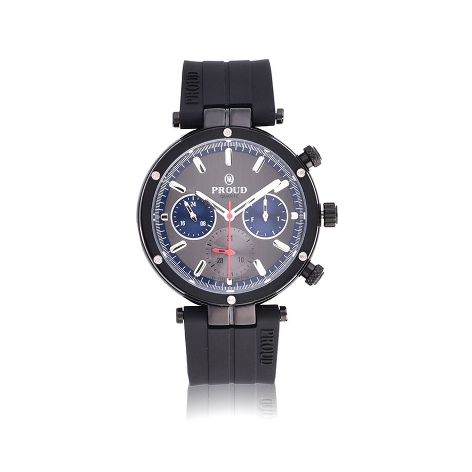 ساعة براود ربر أسود رجالي - STF-19PR015