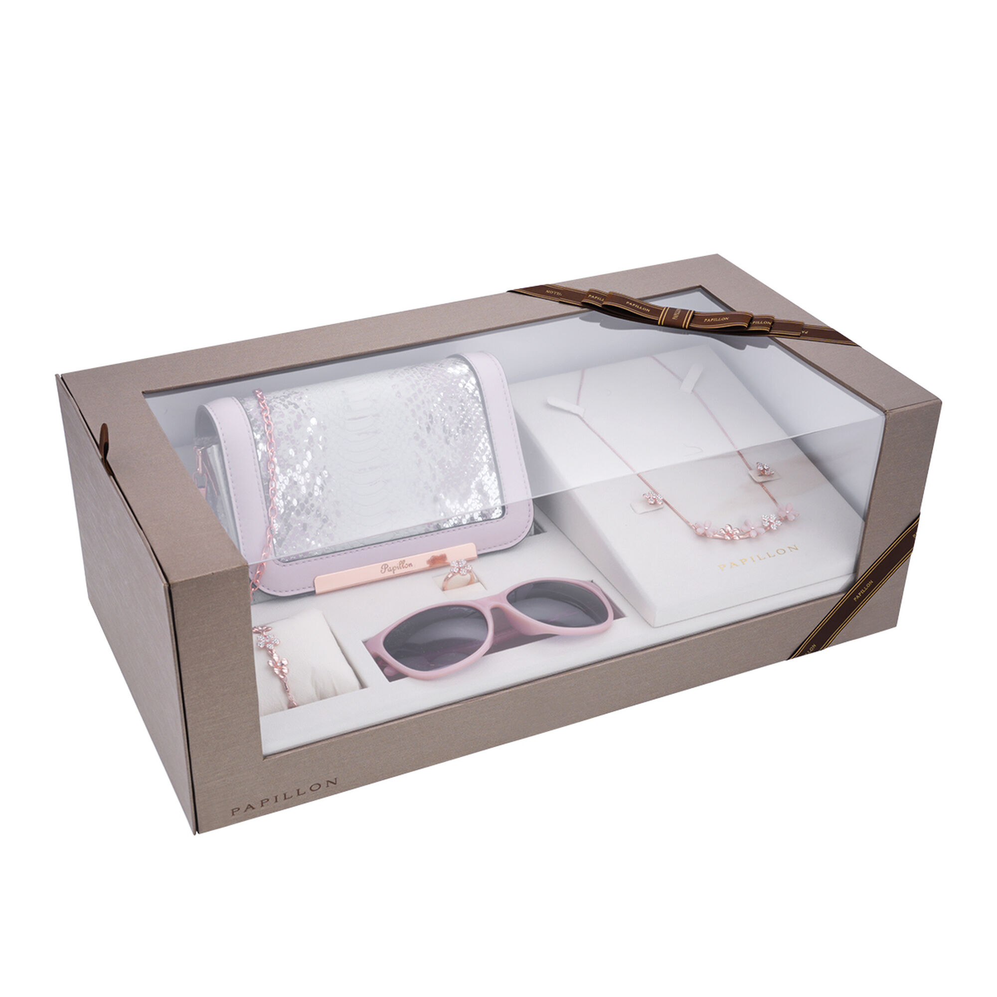 Papillon Accessories Gift Set Rose Gold 6 Pieces