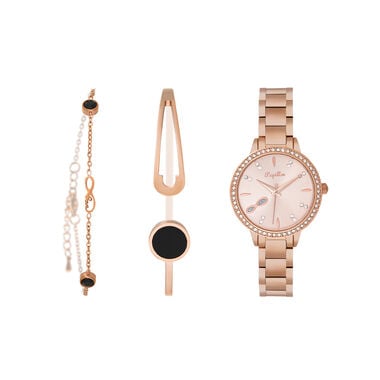 Papillon Accessories Gift Set Rose Gold 3 Pieces