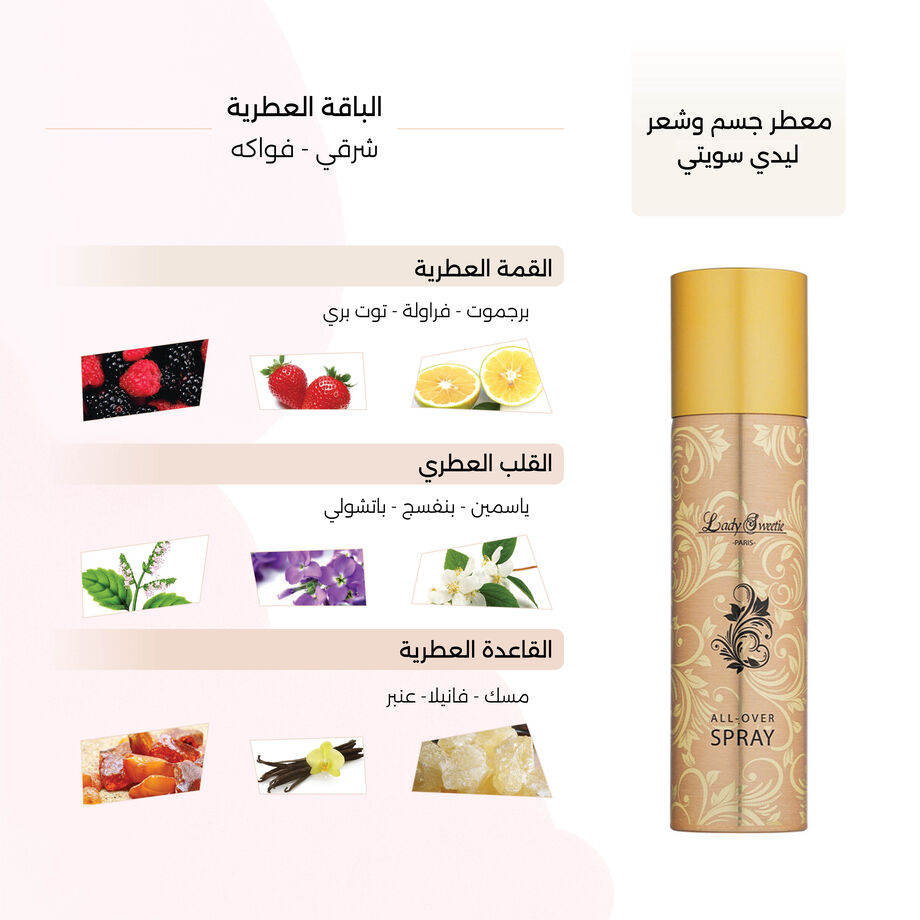 Lady Sweetie All over spray for Women by Ring