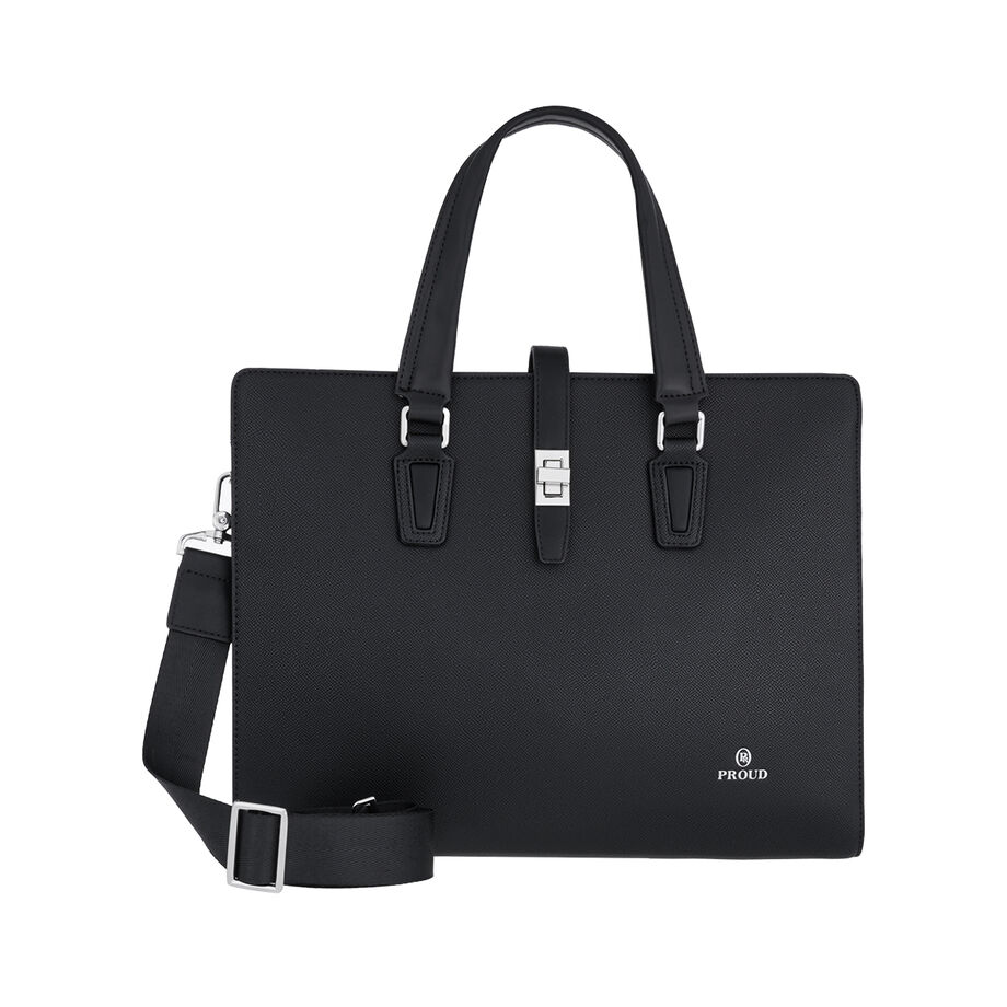 Proud Black Men's Laptop Bag PR230605-A