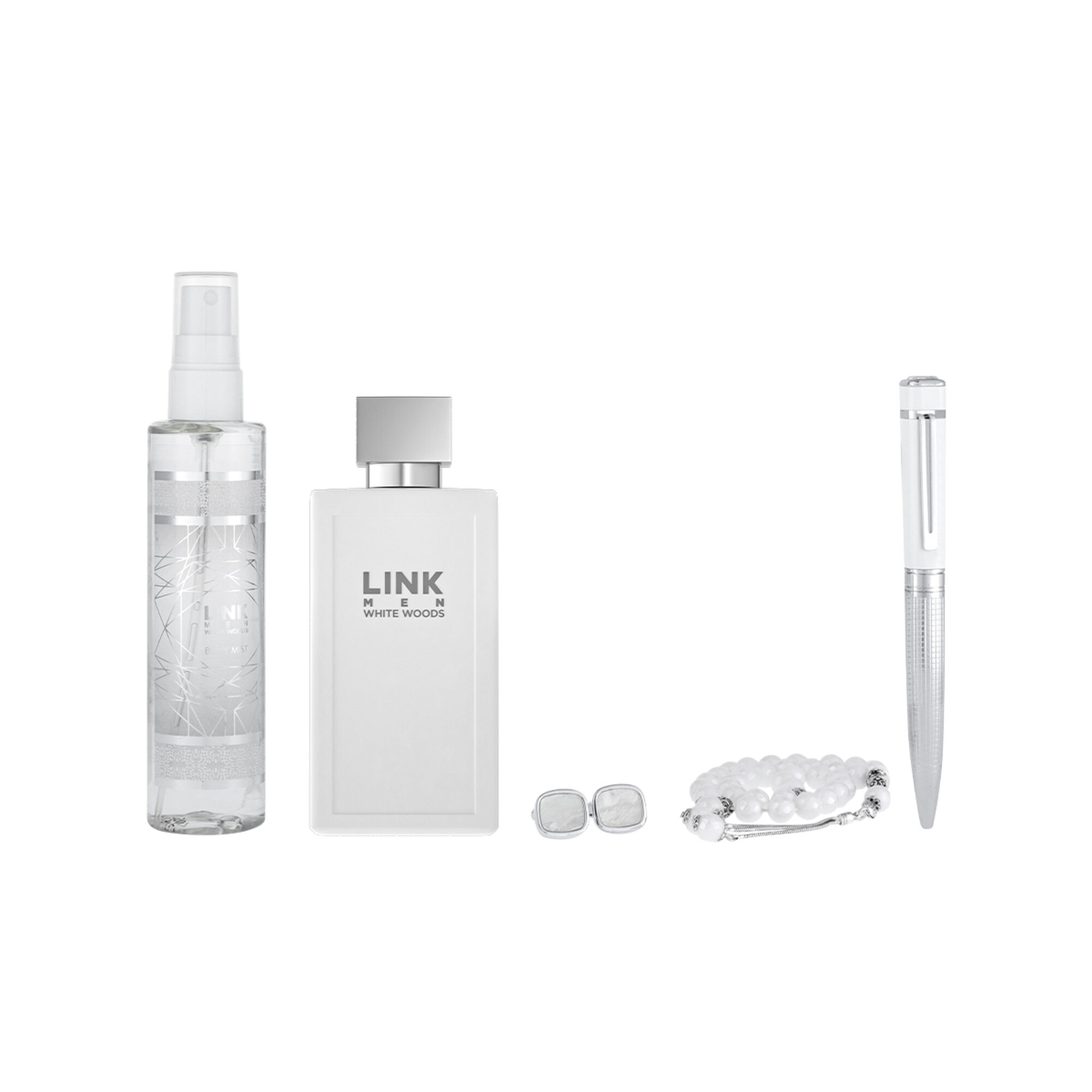 White Link Men's accessories gift set