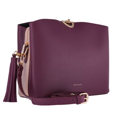 Burgundy bow bag NOR-202209B_L