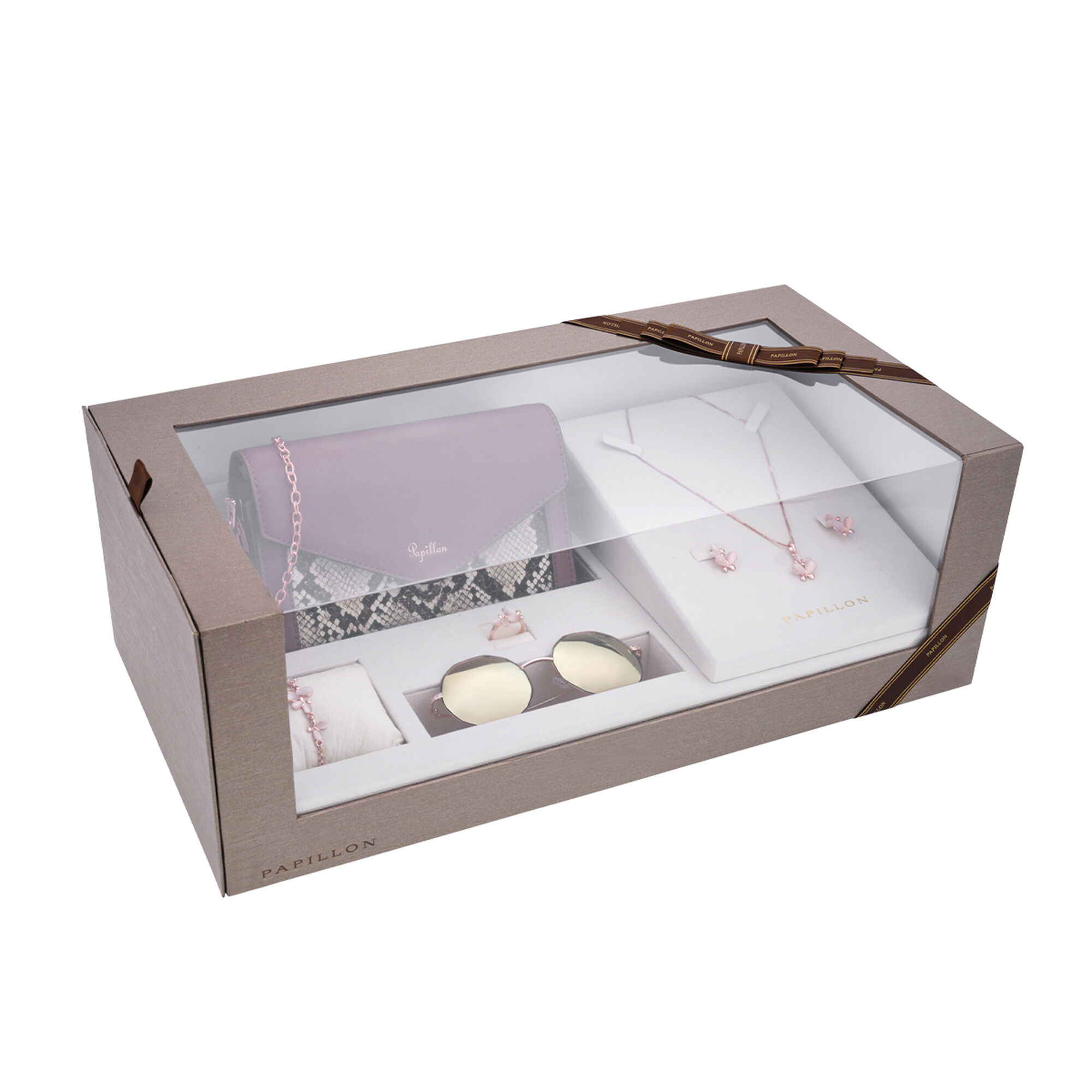 Papillon Accessories Gift Set Rose Gold 6 Pieces