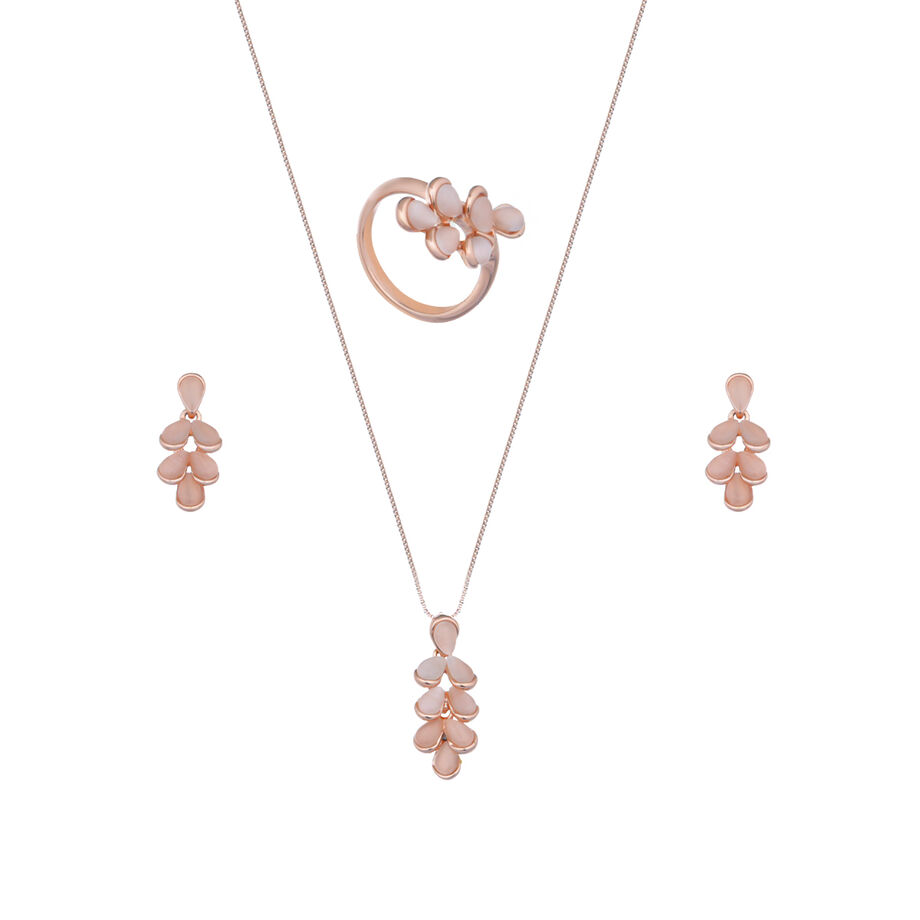 Papillon Accessories Gift Set Rose Gold 3 Pieces