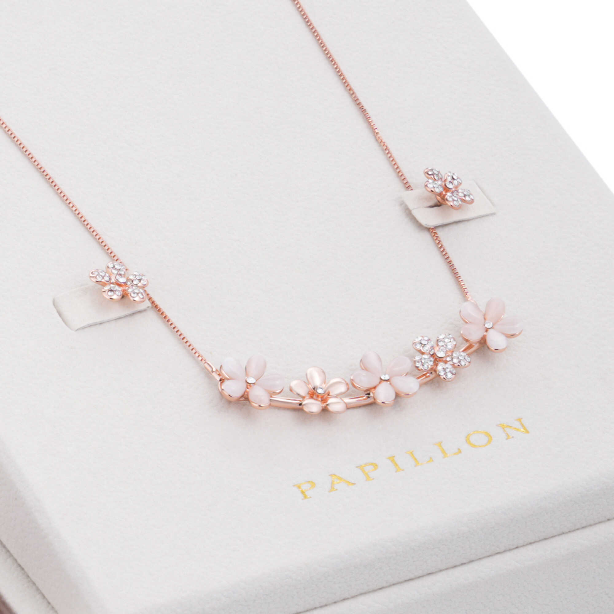 Papillon Accessories Gift Set Rose Gold 6 Pieces