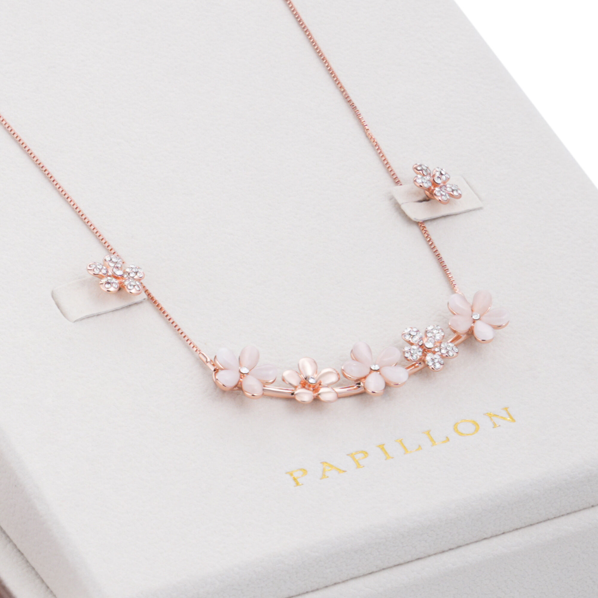 Papillon Accessories Gift Set Rose Gold 6 Pieces