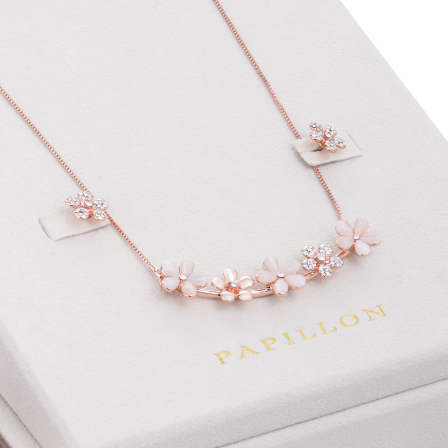 Papillon Accessories Gift Set Rose Gold 6 Pieces