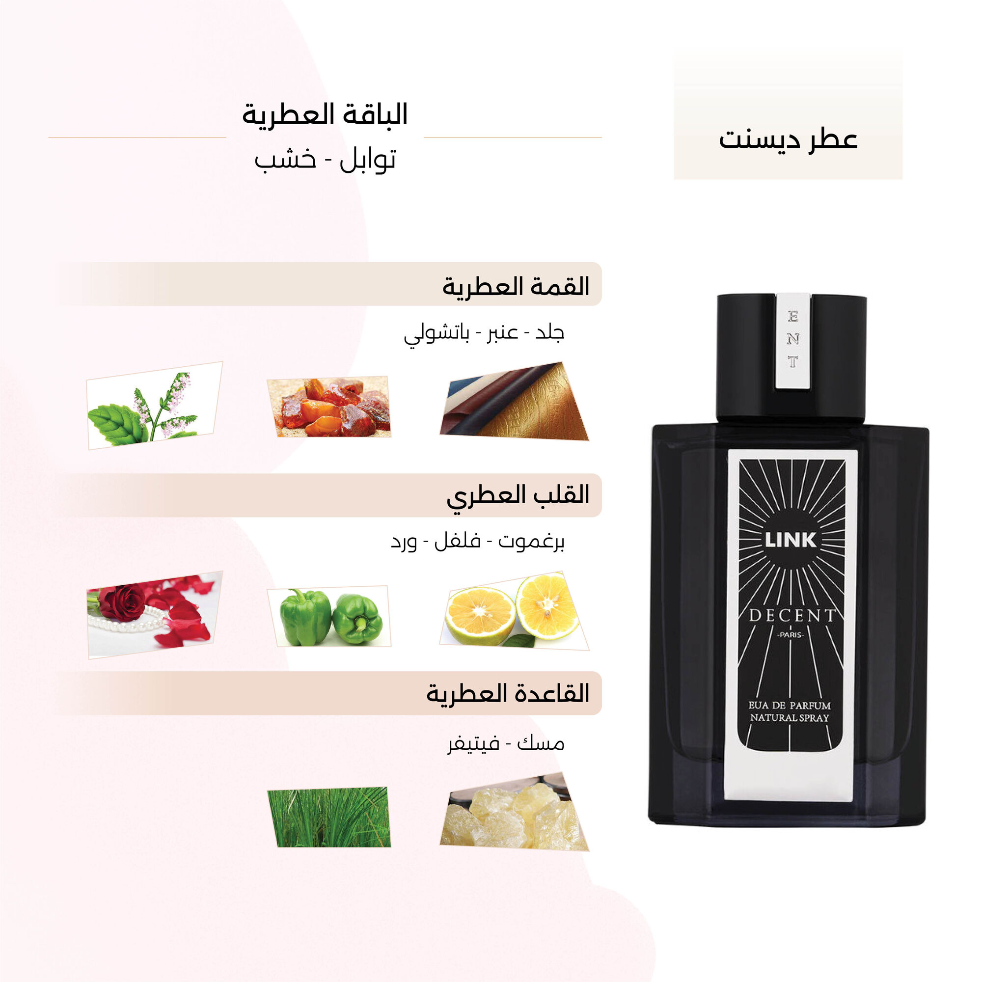 عطر ديسنت الرجالي من لينك